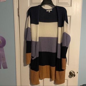 Striped cardigan